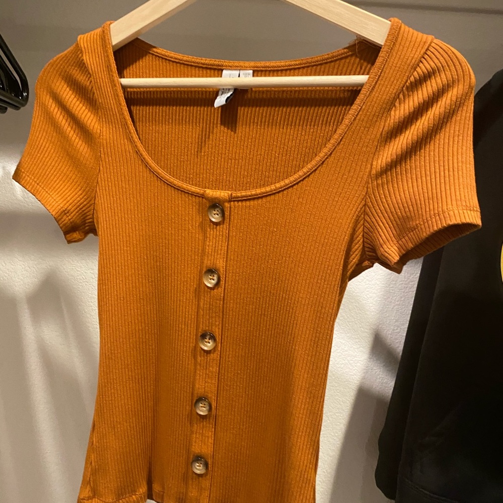 & other stories orange tops